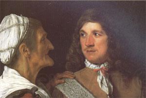 Michael Sweerts The Young Man and the Procuress (mk05) Norge oil painting art